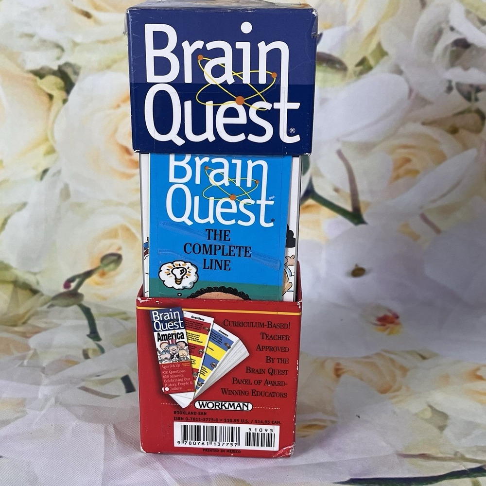 Brain Quest AMERICA USA History People Culture Ages 9+ Classic Toys Winner